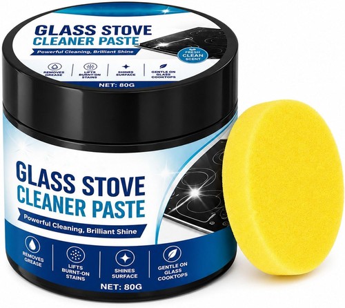 Glass stove cleaner - stove,