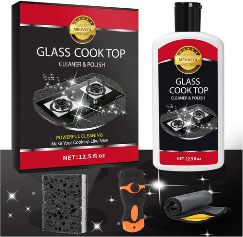 Glass stove top - top, cleaner